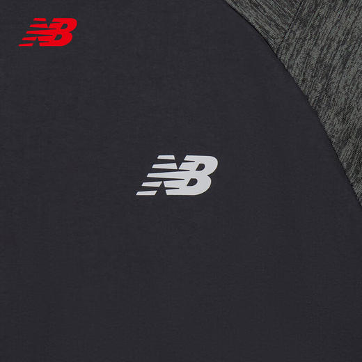 NEW BALANCE/NB Heat Grid Hooded Full Zip男款舒适运动百搭简约休闲外套 商品图3