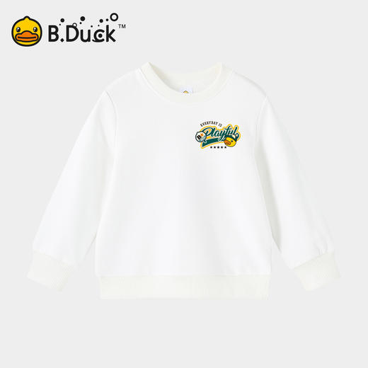 B.Duck小黄鸭童装圆领卫衣春春秋男童时尚休闲童装潮105-150 BF3508955 商品图4