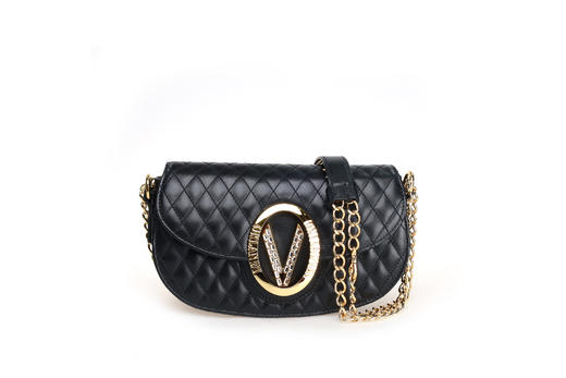 豪麟名鞋VALENTINO ORLANDI女装女包手袋羊皮革V7220黑色 商品图0