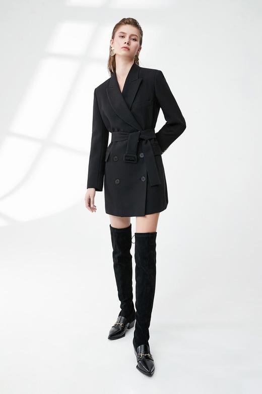 ESTELLICA 黑色高级长西装外套 9832 商品图4