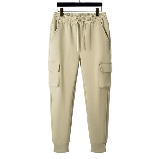 【空气层】【新款DSK】大依优型大码束脚工装裤运动休闲裤加肥加大男装舒适胖子肥佬百搭运动裤长裤 商品图1