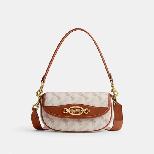 COACH-马车图案印花HARLEY 23号单肩包 CR511 B4TXF 商品图0
