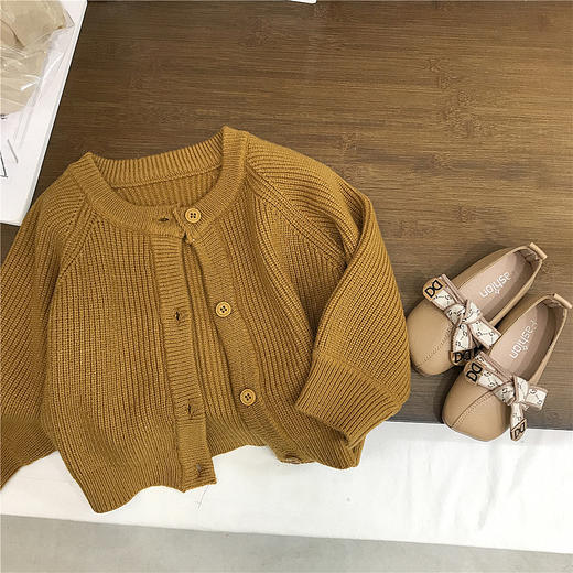 【新品上架！女童森系两件套裙，时尚又实用】女小童碎花连衣裙套装 女童针织毛衣外套 新款童装儿童森系两件套套裙-QQ 商品图6