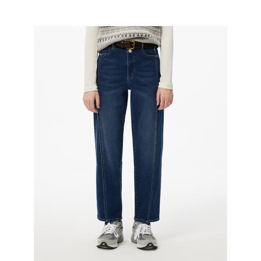 Teenie Weenie小熊卡通牛仔裤女冬季女长裤TTTJ244V02W 商品图0