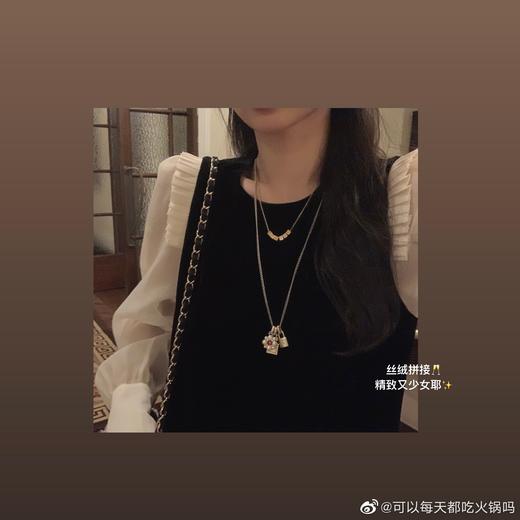 金蘑菇菇  微甜白兰地 / 精致千金线  开衫鱼尾裙少女两件套 商品图5