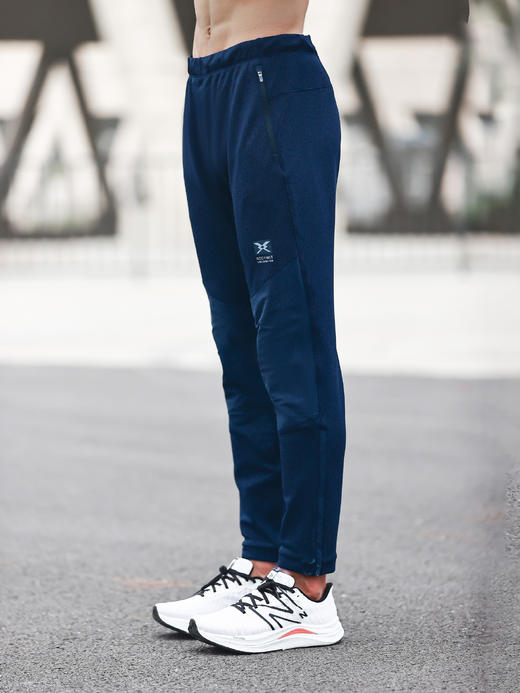 BODYWIT身体智慧男子云迹针织加绒速干保暖透气跑步运动长裤 商品图0