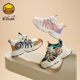 B.Duck小黄鸭童鞋防滑保暖运动鞋冬季男女童休闲鞋24-30 B5586910