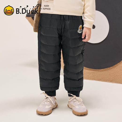 B.Duck小黄鸭童装冬季男童防风保暖休束脚长裤长裤105-150 BF5557917 商品图3