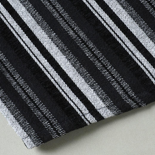 【新款DB】大依优型大码男装厚长袖衬衫条纹商务休闲上衣外套加肥加大胖子舒适打底 商品图10