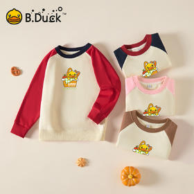 B.Duck小黄鸭童装男女童春秋圆领卫衣110-160 BF3508907
