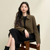 高级感通勤风翻领搭片截短款西装女秋季气质西服外套 商品缩略图4