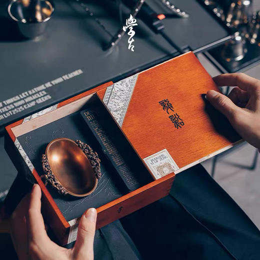 学古|龙溪·武mini 家用客厅茶室办公室烟灰缸收藏陈列 商品图3