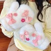冬季【毛绒手套】可爱女韩系连指手套 加厚发热卡通学生冬天保暖手套骑行  商品缩略图1