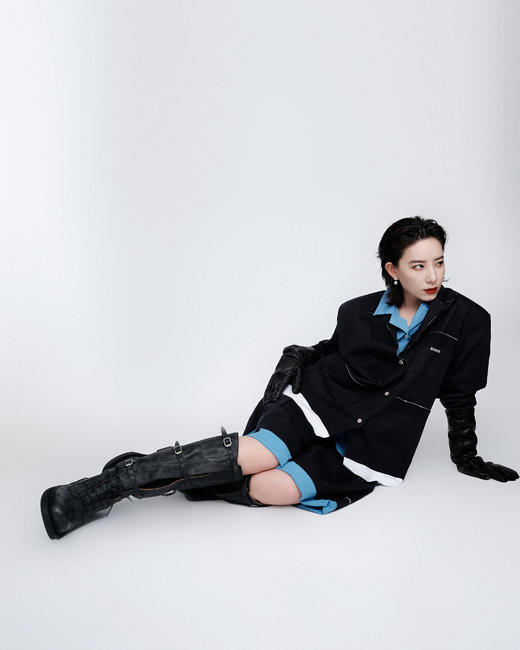 现货 THS 10.14-限时 缪家 秋冬秀场款 帅气机车风复古长靴 短靴 4色 BZ1210 商品图2