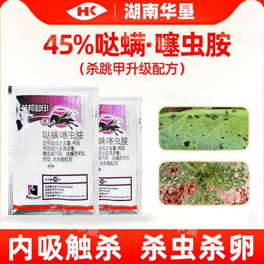 荣邦卸甲45%哒螨灵噻虫胺黄条跳甲专用杀虫剂高含量大厂生产正品 商品图2