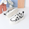 经典鲨2024年秋季新款男士时尚拼色平底系带休闲板鞋小白鞋KW250-D33131 商品缩略图4