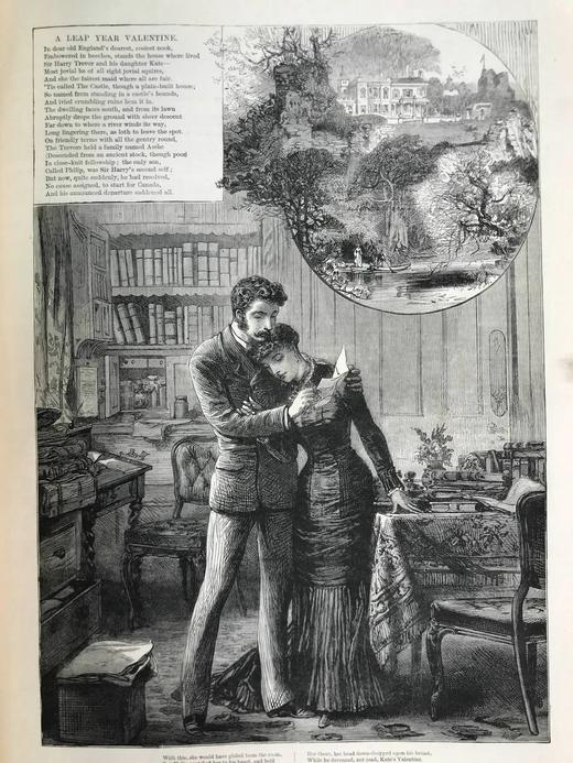 41*29cm！1880年上半年 伦敦新闻画报 数百幅版画插图 真皮精装8开 商品图6