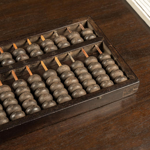 清 紫檀十七档算盘 商品图3