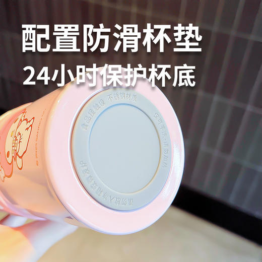 【三丽鸥便捷提手保温杯】三丽鸥联名保温杯可爱学生水杯高颜值直饮杯办公室家居随手杯。ry 商品图2