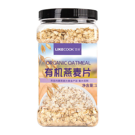 艾谷有机燕麦片1KG/桶 商品图0