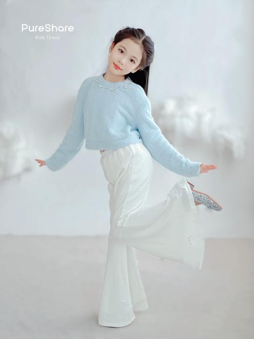 【非质量问题不退换】PureShare 蓬纱馆蝶影喇叭裤 商品图2