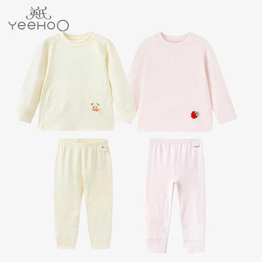 英氏儿童家居服套装秋冬睡衣睡裤男童女童2024新款YLTAJ3Q013A YLTAJ3Q014A YLCAJ3Q015A YLCAJ3Q016A 商品图0