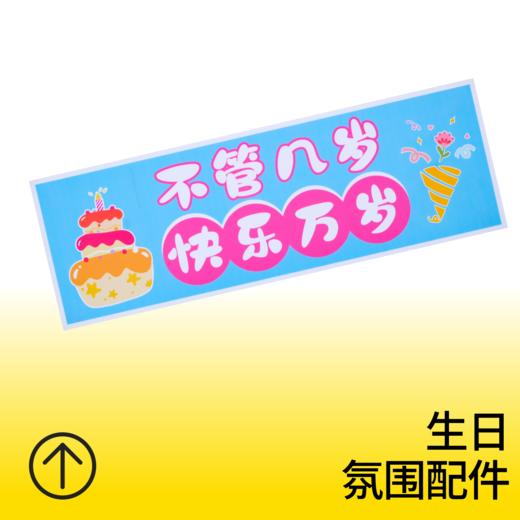 不管几岁生日万岁手持横幅 商品图0