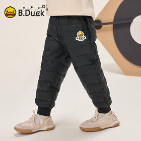 B.Duck小黄鸭童装冬季男童防风保暖休束脚长裤长裤105-150 BF5557917