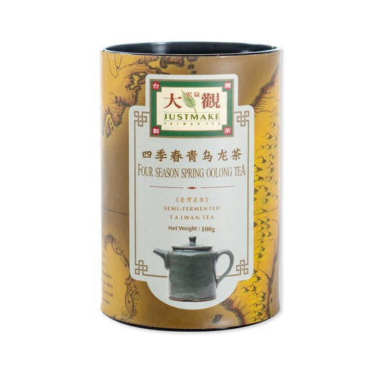 【新鲜市集】大观四季春青乌龙茶 100g 商品图3