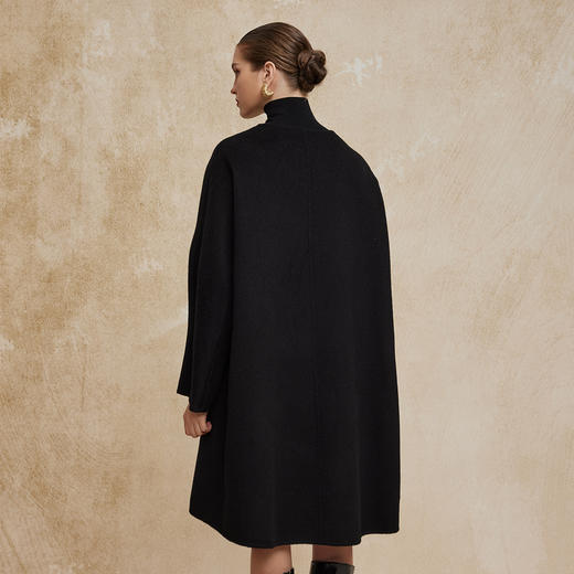 PH940斯尔丽24新款双面呢纯羊毛大廓形斗篷设计气场十足时尚显瘦大衣 商品图5