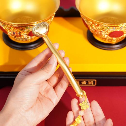 金碗 出具由故宫旗下品牌宫匠雅器授权的防伪查询卡，扫码即可验真伪，还有其他一系列证书，品质绝对放心 商品图5