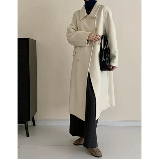 SUTUS/《赫本大衣》丨100%羊毛 双面呢八扣外套 商品图0