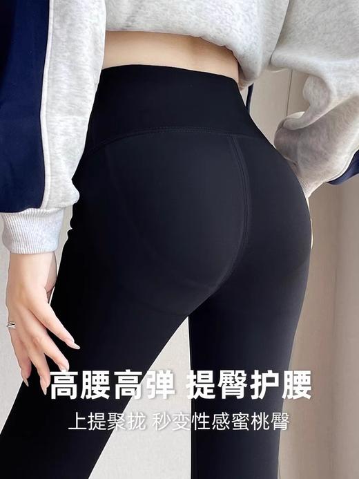【鲨鱼裤女外穿】秋冬新款 高腰提臀紧身芭比裤 大码瑜伽加绒打底裤 商品图1