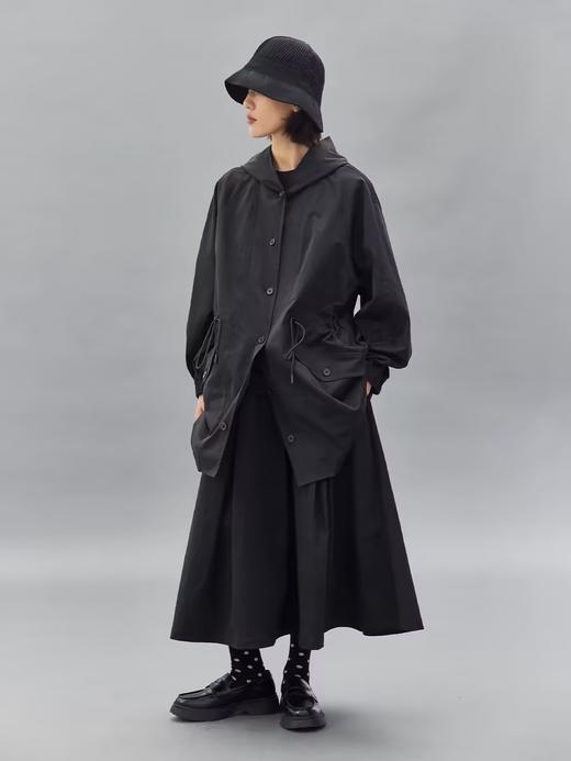 步履不停/4C21050C/通勤轻薄一手长连帽收腰工装风衣 商品图2
