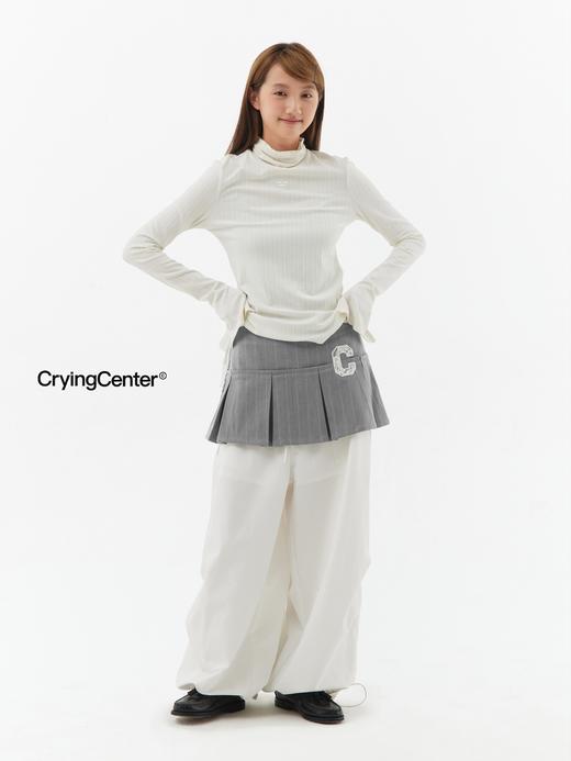 CryingCenter 蕾丝字母灰色西装裙 哭喊中心 商品图2