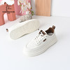 经典鲨2024年秋季新款韩版系带男士平底休闲鞋小白鞋KF17-D33011 商品缩略图3