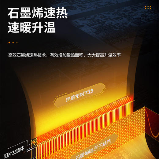 海尔石墨烯踢脚线取暖器家用卧室客厅电暖器电暖气片节能取暖神器遥控加湿移动地暖烤火炉 【3D仿真火焰】 APP操控 2201 商品图2