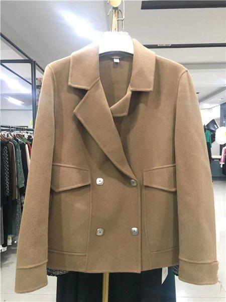 D6069 /D6223        时尚气质通勤百搭短款双面羊绒大衣短款外套（特价不退换，扣子有差异） 商品图2