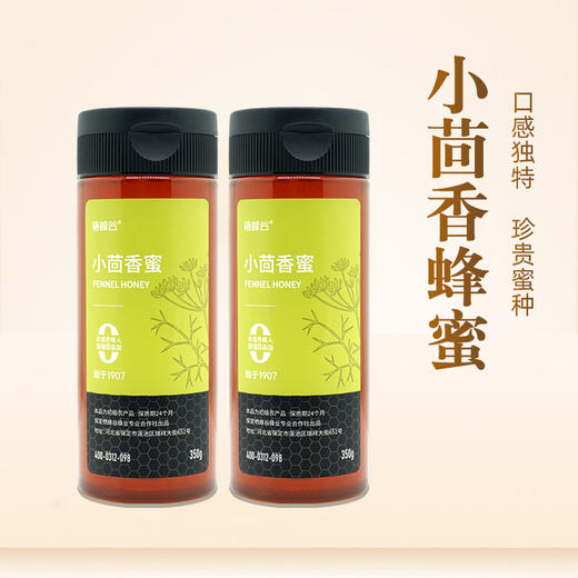 小茴香蜂蜜350g 独特香气 珍贵小蜜源蜜种 自然成熟优质原蜜 商品图0