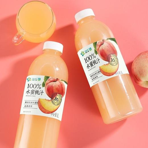 兴龙广缘100%水蜜桃汁1L*6瓶/箱 商品图5