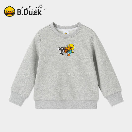 B.Duck小黄鸭童装圆领卫衣春春秋男童时尚潮酷童装105-150 BF3508952 商品图3