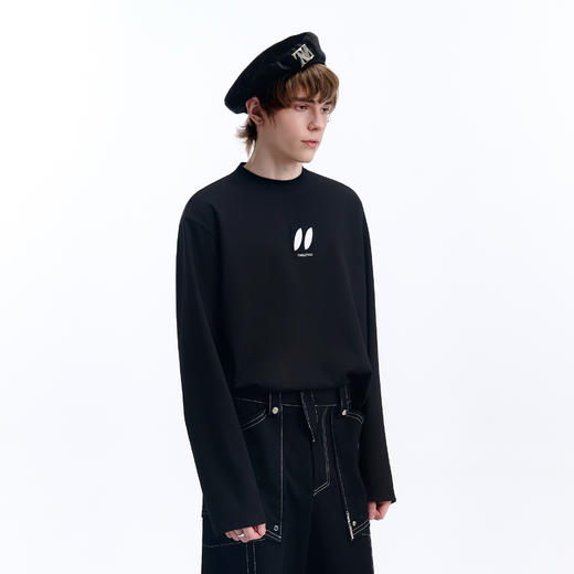 TIWILLTANG启世录“霭墨银弁”金属符号毛绒贝雷帽 商品图4