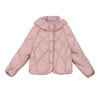 谜底短款羽绒服女2024冬季新品百搭粉色连帽鹅绒面包服244MY1597 商品缩略图4