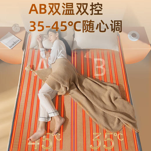 🌟🌟🌟【艾美特长毛绒电热毯】💕1、智能温控、✅热而不闷，✅防潮防螨，✅去湿暖被 ，恒温舒适~🎉🎉🎉~2、4档温控 ，🔺满足您不同需求、 商品图3