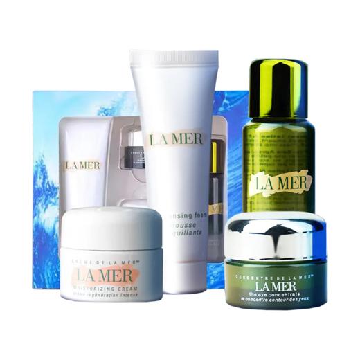 【可溯源】【买2套赠唇膜】LA MER/海蓝之谜 旅行四件套 精萃水30ml+洗面奶30ml+面霜7ml+眼霜5ml 播 商品图0