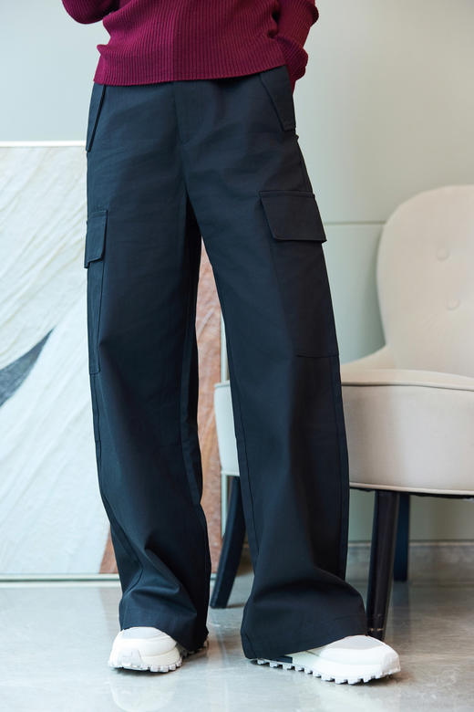 美式休闲侧口袋工装裤 商品图2