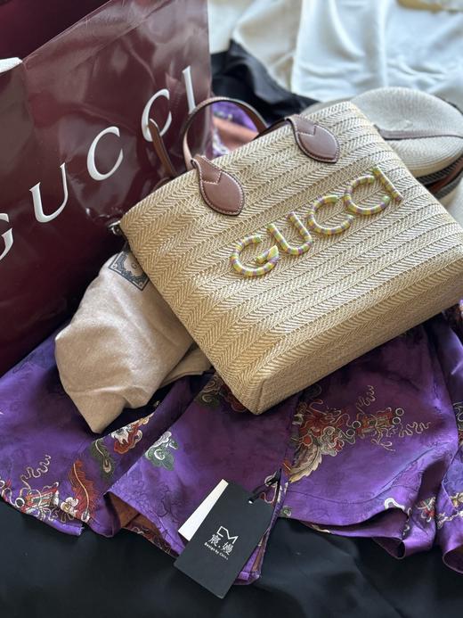 gucci草编菜篮子（送原装红色礼品袋） 商品图4