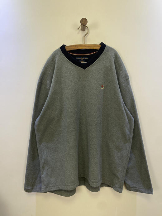 90年代 Vintage Tommy Hilfiger GOLF 高尔夫系列 加拿大制 抓绒 _SLSS(XL) 商品图0
