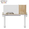 摩伽原木实木儿童书桌双驱动电动升降学习桌小学初中高中大学 商品缩略图3