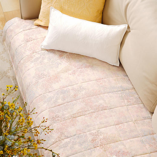 春意系列沙发巾棉四季通用高端轻奢防滑高级感高档靠包定制 商品图3